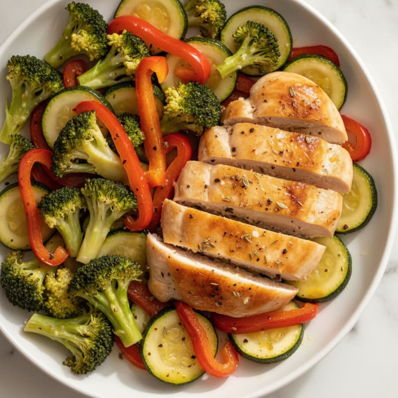 Sheet Pan Lemon Herb Chicken and Veggies