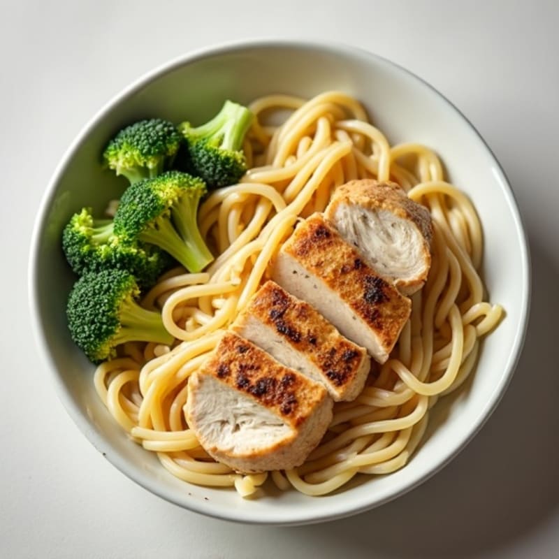 Healthy Creamy Cashew Alfredo Pasta