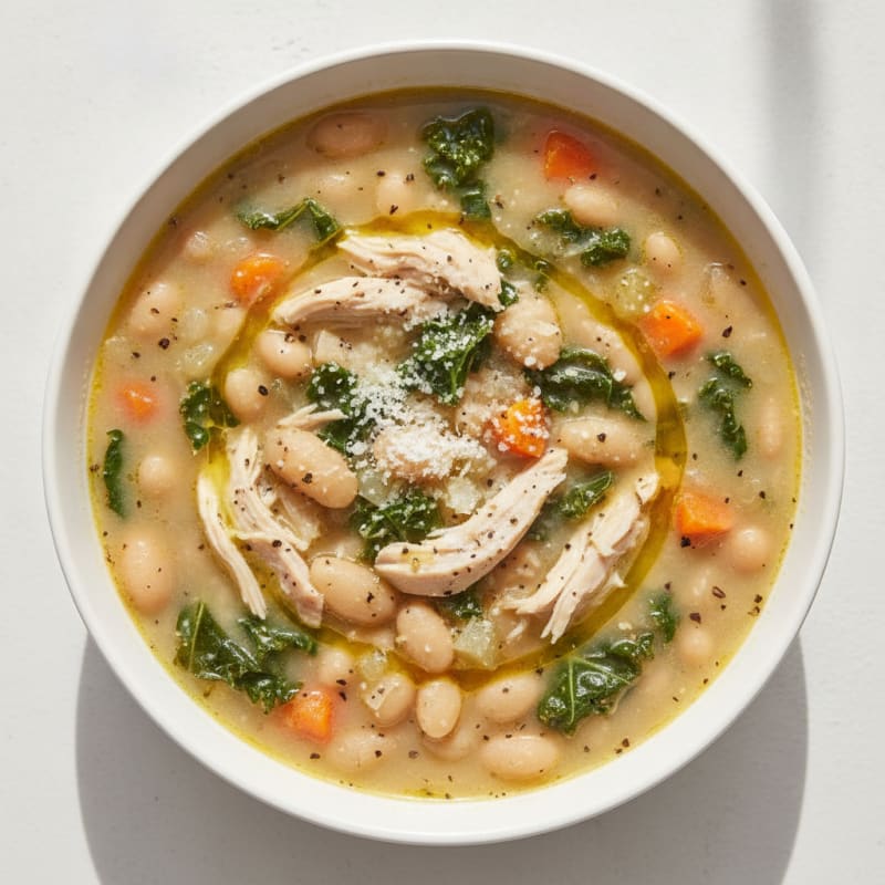 Hearty Tuscan White Bean Soup
