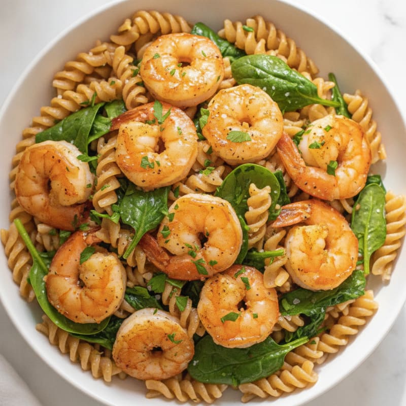 Garlic Shrimp Gluten-Free Pasta