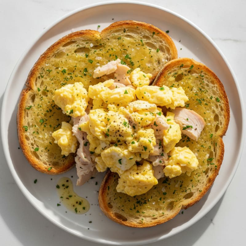Garlic Herb Butter Toasted Sourdough