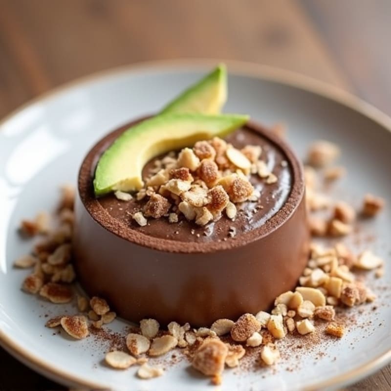 Silky Chocolate Protein Pudding with Toasted Coconut