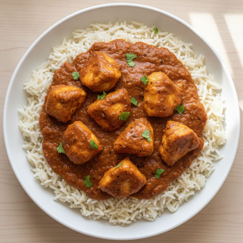 Chicken Tikka Masala with Basmati Rice