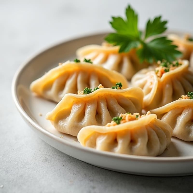 Lightened-Up Chicken and Cauliflower Dumplings