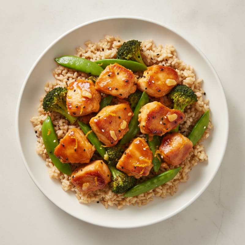 Orange Glazed Chicken Stir-Fry