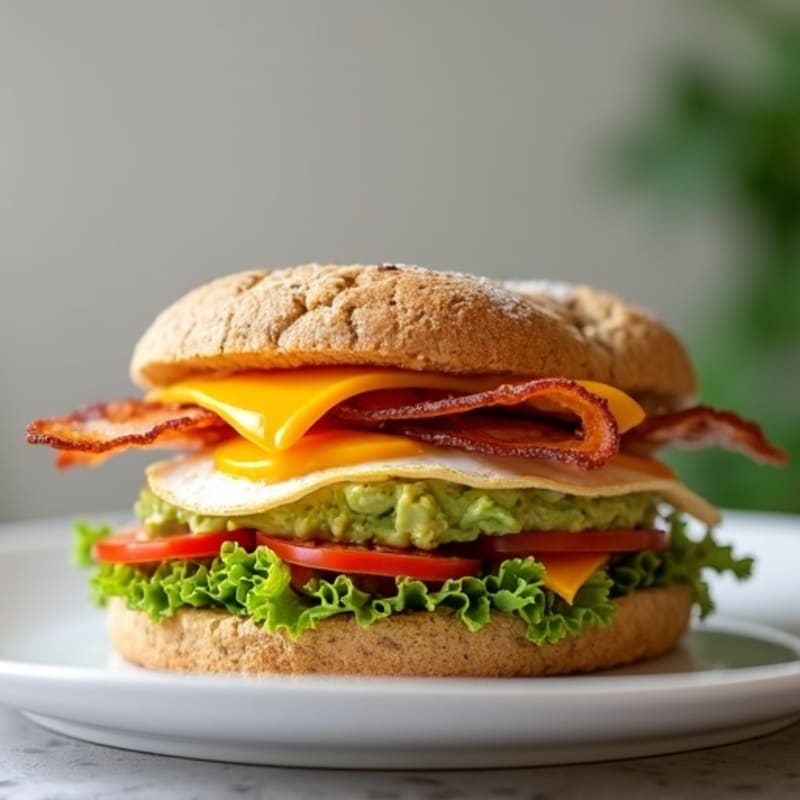 Crispy BLT with Creamy Avocado Sandwich
