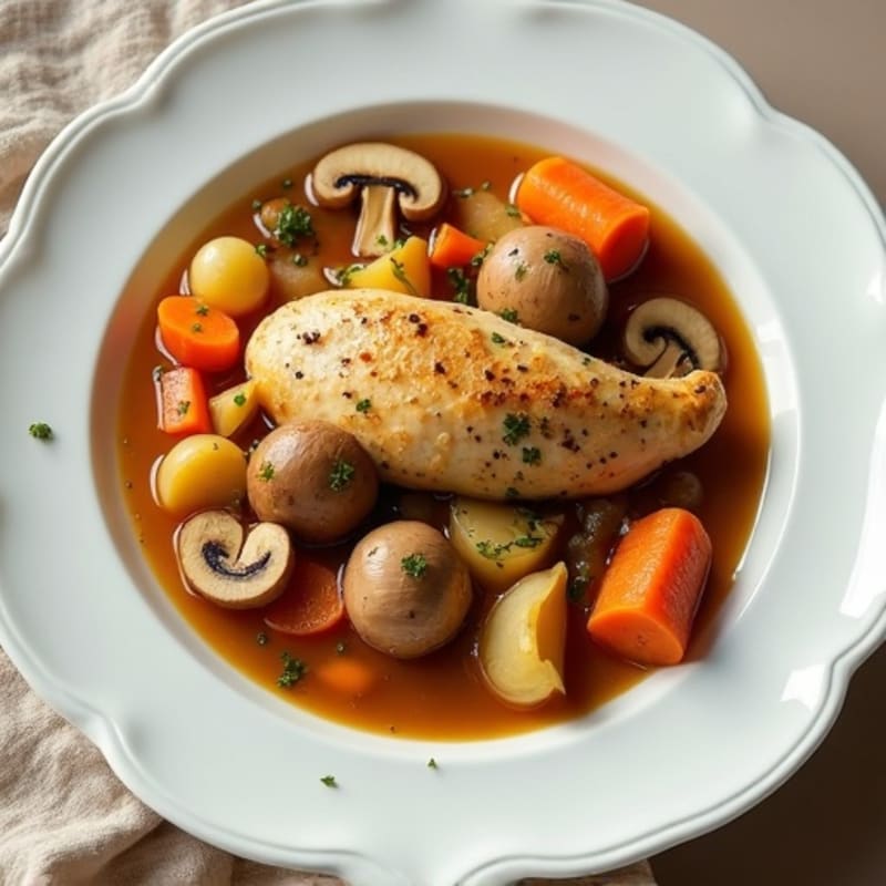 Hearty Mushroom and Root Vegetable Stew
