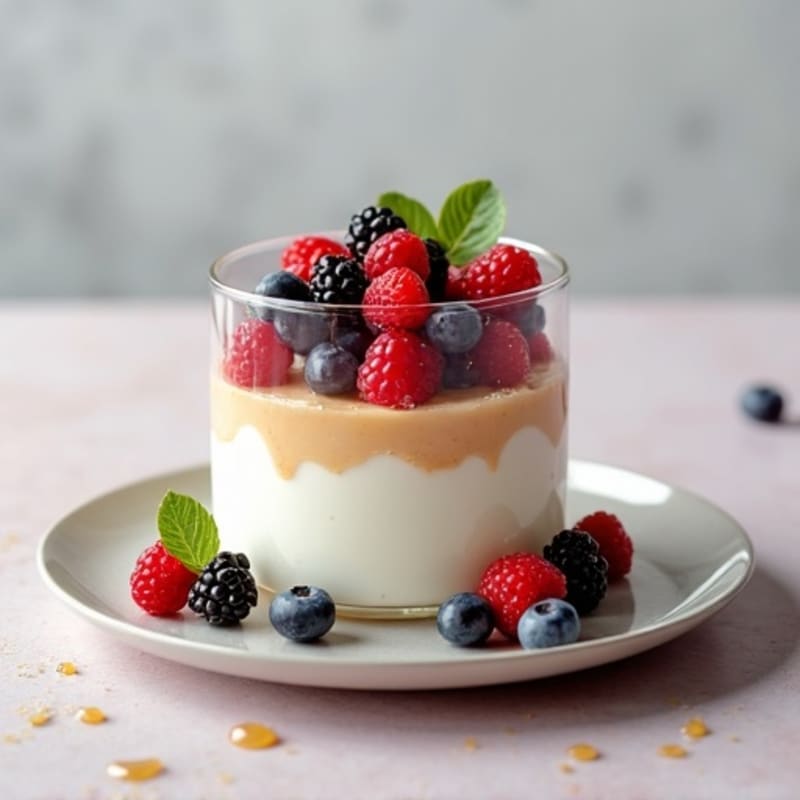 Creamy Greek Yogurt Protein Parfait with Mixed Berries