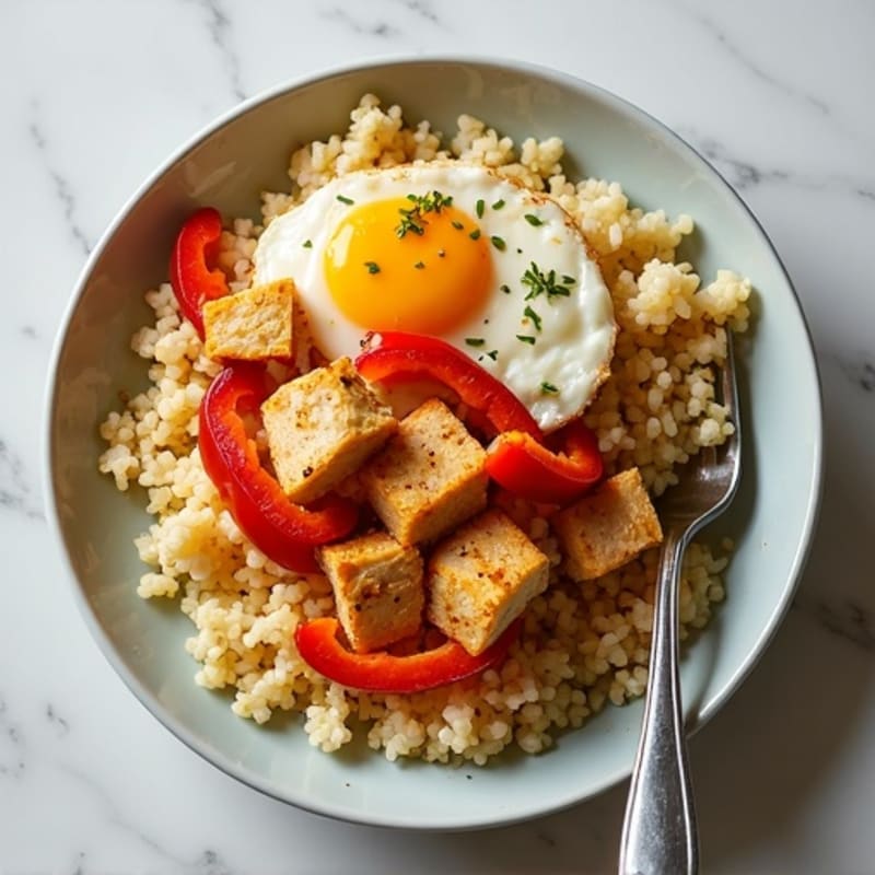 Cauliflower Rice Chicken Stir-Fry