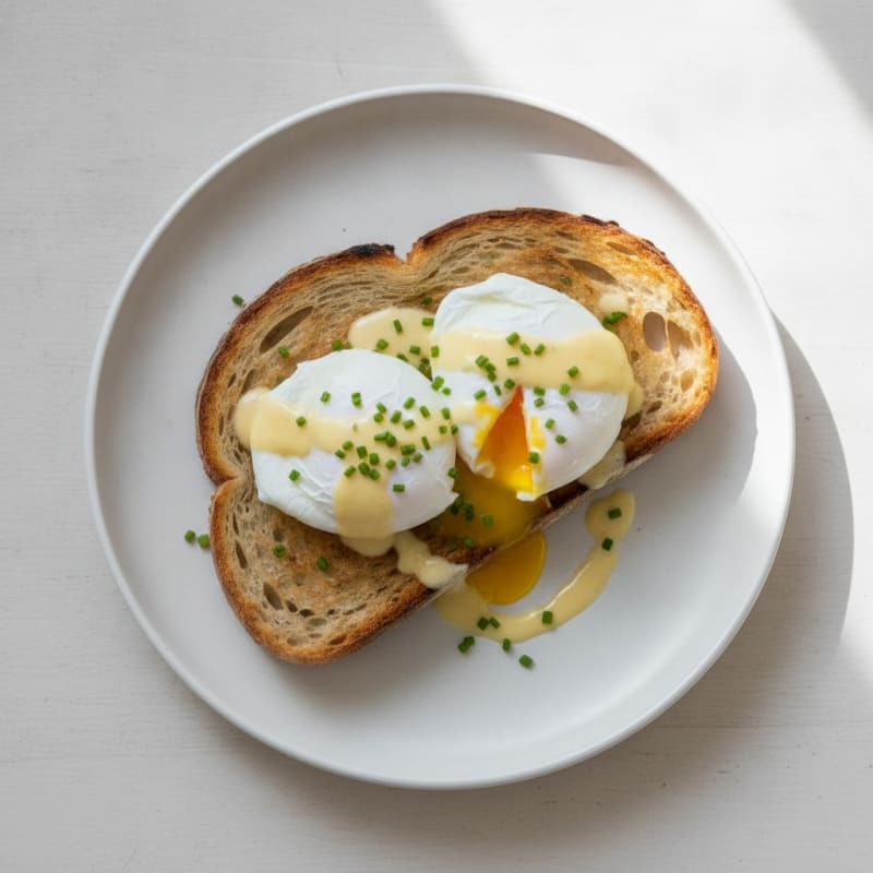 Poached Eggs on Sourdough Toast