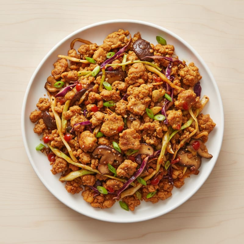 Ground Turkey Egg Roll Skillet