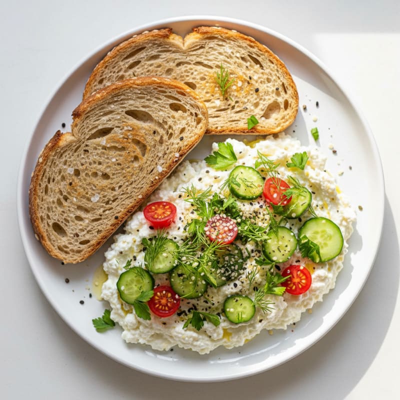 Creamy Cottage Cheese with Zesty Herbs