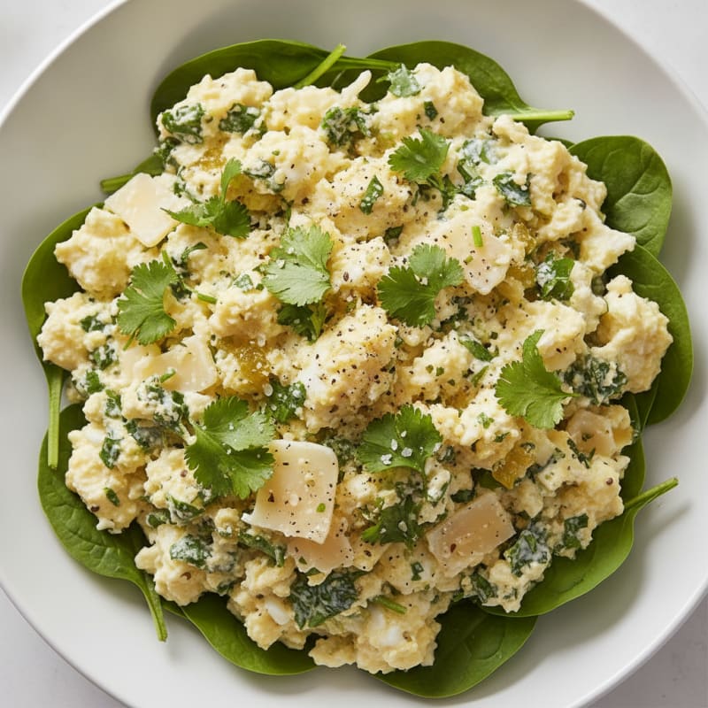 Herbaceous Egg and Cheese Salad