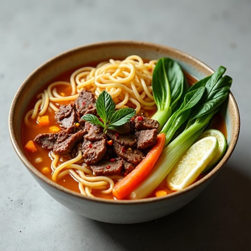 Fragrant Spiced Beef Noodle Soup