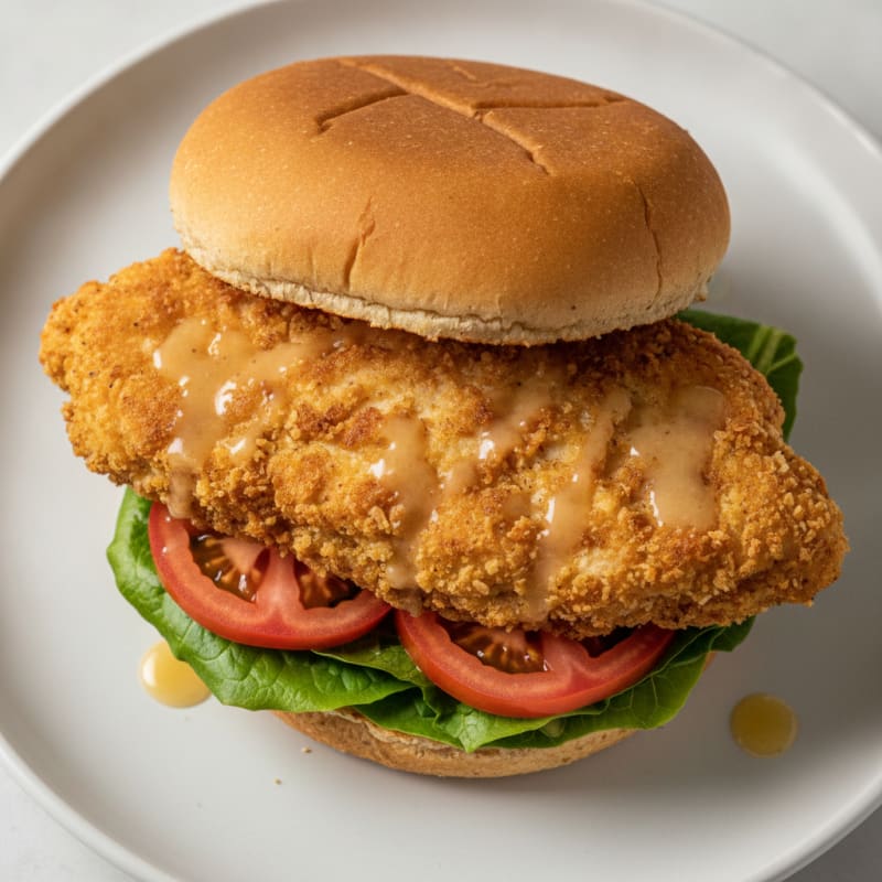 Crispy Buttermilk Fried Chicken Sandwich