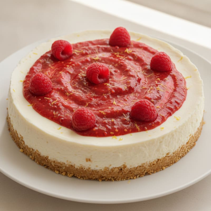 Creamy Greek Yogurt Protein Cheesecake
