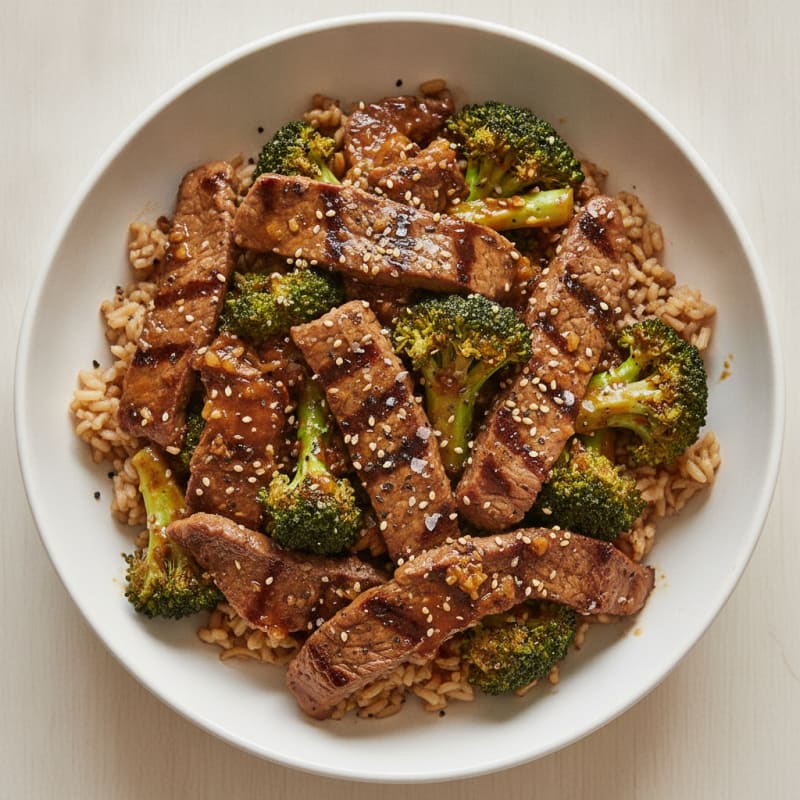 Sesame Beef and Broccoli Stir-Fry