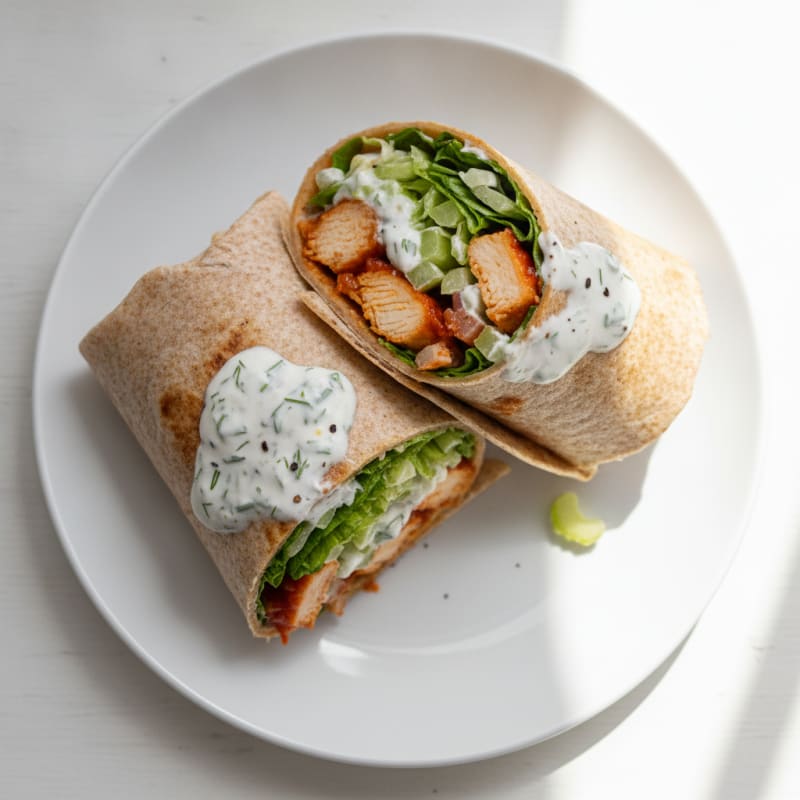 Buffalo Ranch Chicken Wrap