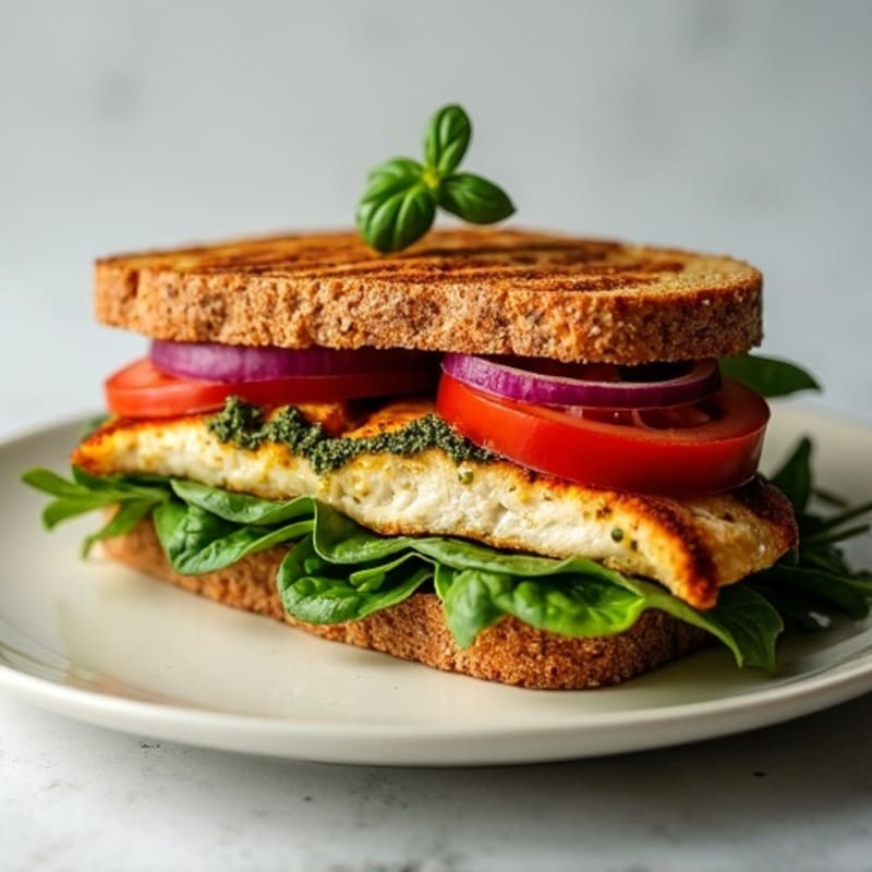 Grilled Pesto Chicken Sandwich