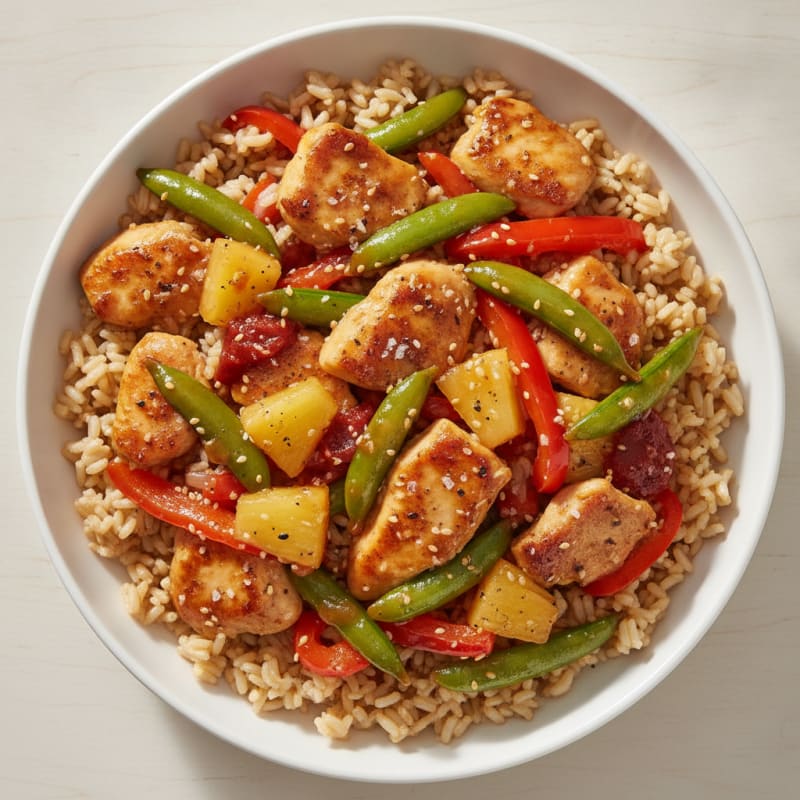 Sweet and Sour Chicken Stir-Fry