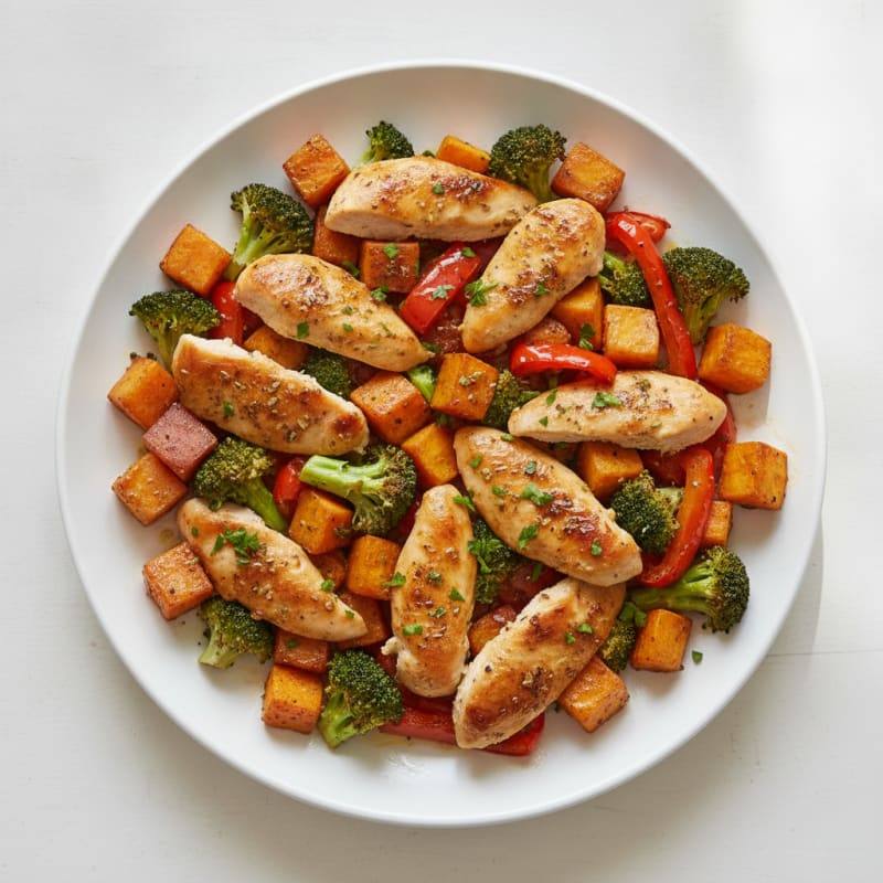 Sheet Pan Lemon Herb Chicken and Veggies