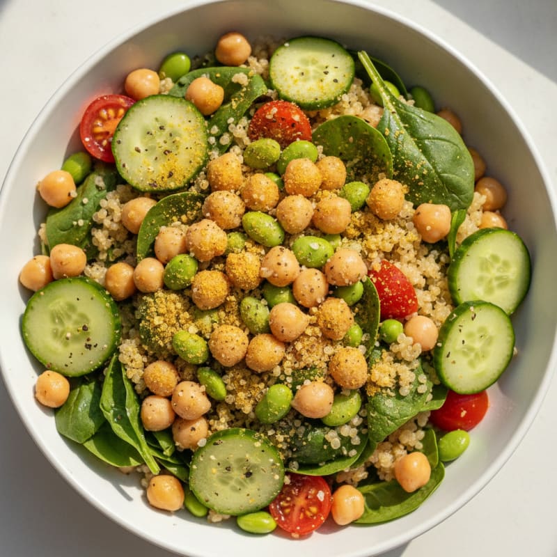 Mediterranean Chickpea & Quinoa Bowl