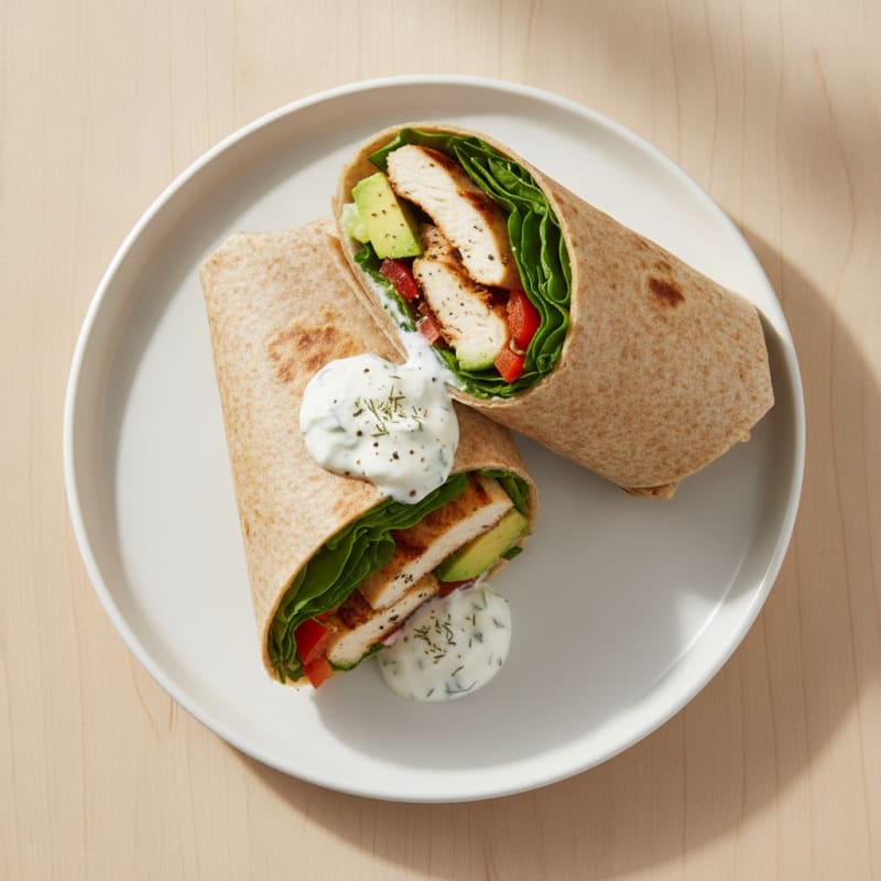 Chicken and Veggie Lunch Wrap