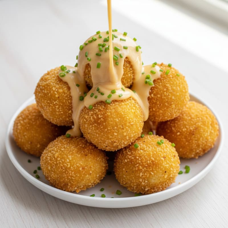 Golden Mac & Cheese Bites