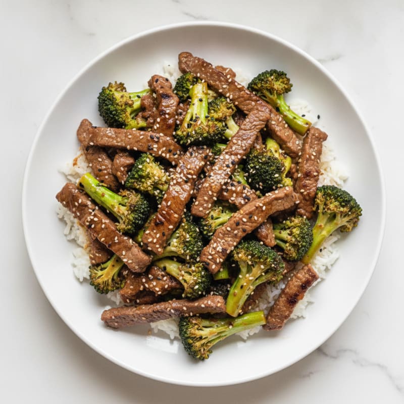 Sesame Beef and Broccoli Stir-Fry