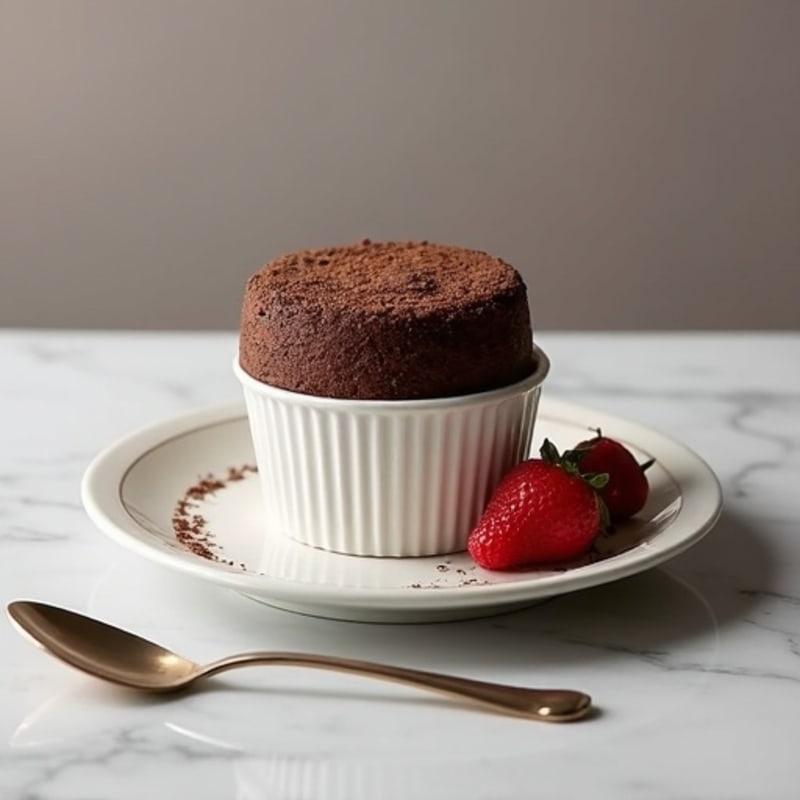Dark Chocolate Protein Soufflé