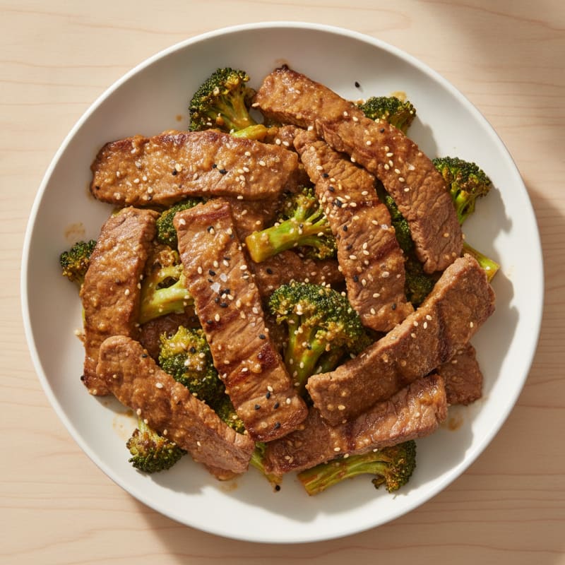 Sesame Beef and Broccoli Stir-Fry