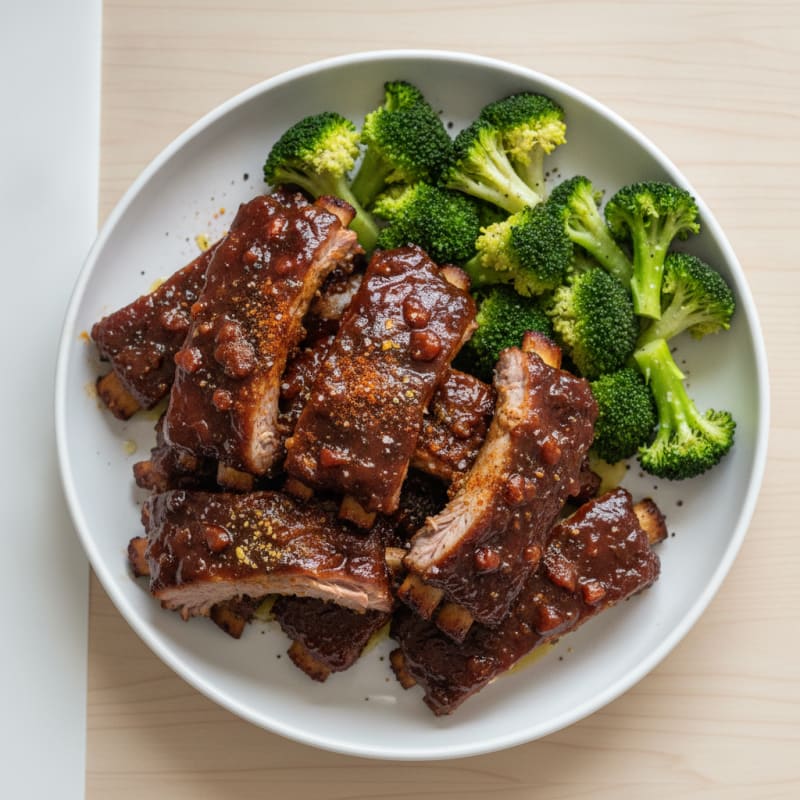 Sticky BBQ Baby Back Ribs