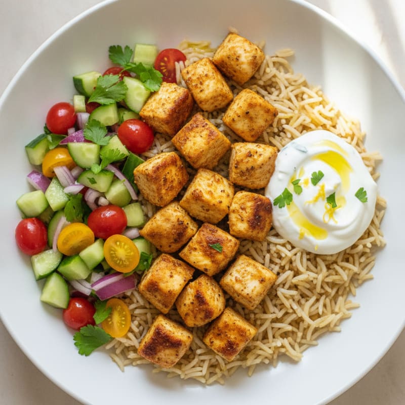 Chicken Shawarma Rice Bowl