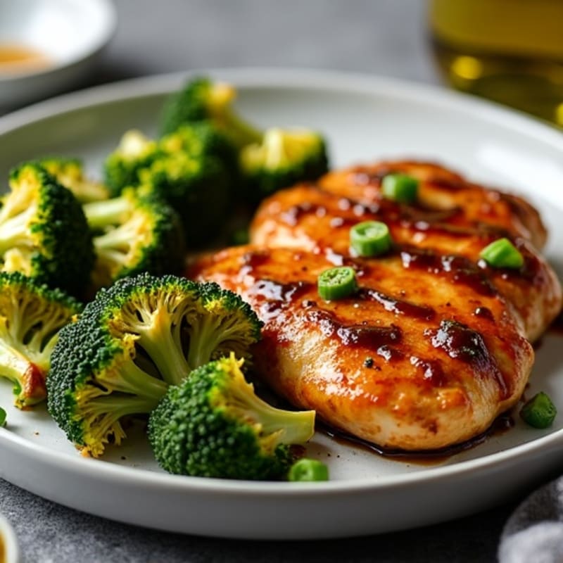 Sheet Pan Teriyaki Chicken and Broccoli