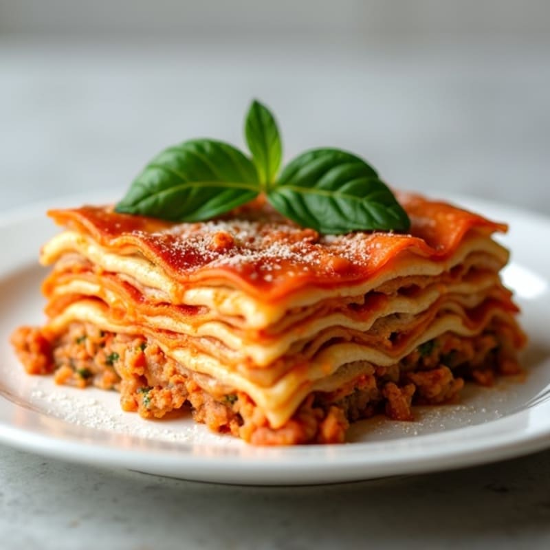 Hearty Lean Ground Turkey and Spinach Lasagna