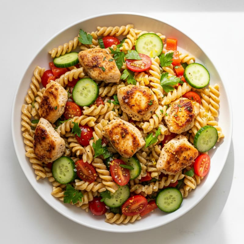 Zesty Lemon Herb Pasta Salad