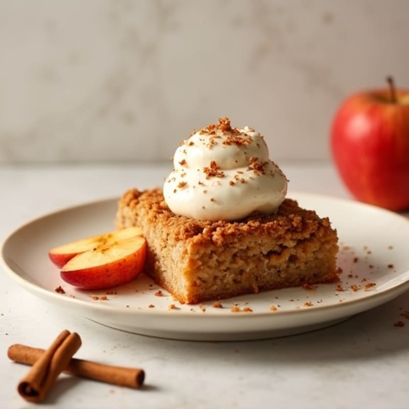 Warm Cinnamon Apple Protein Bake