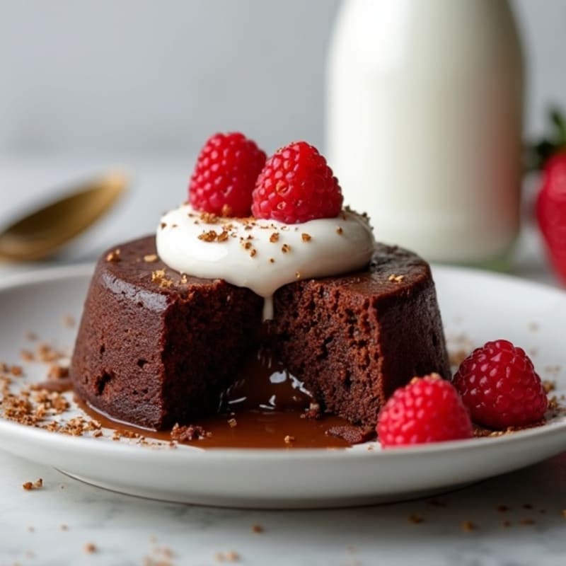 Protein-Packed Molten Chocolate Cake