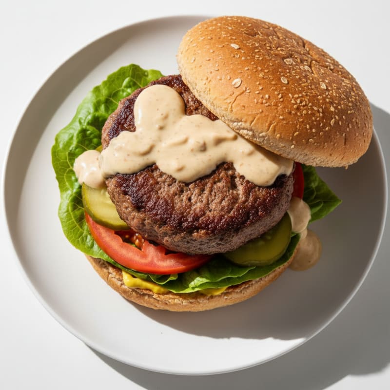 Classic Beef Burger with Secret Sauce