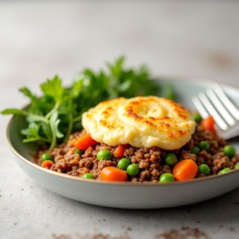 Cauliflower-Topped Turkey Shepherd's Pie