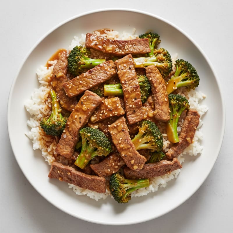Sesame Beef and Broccoli Stir-Fry