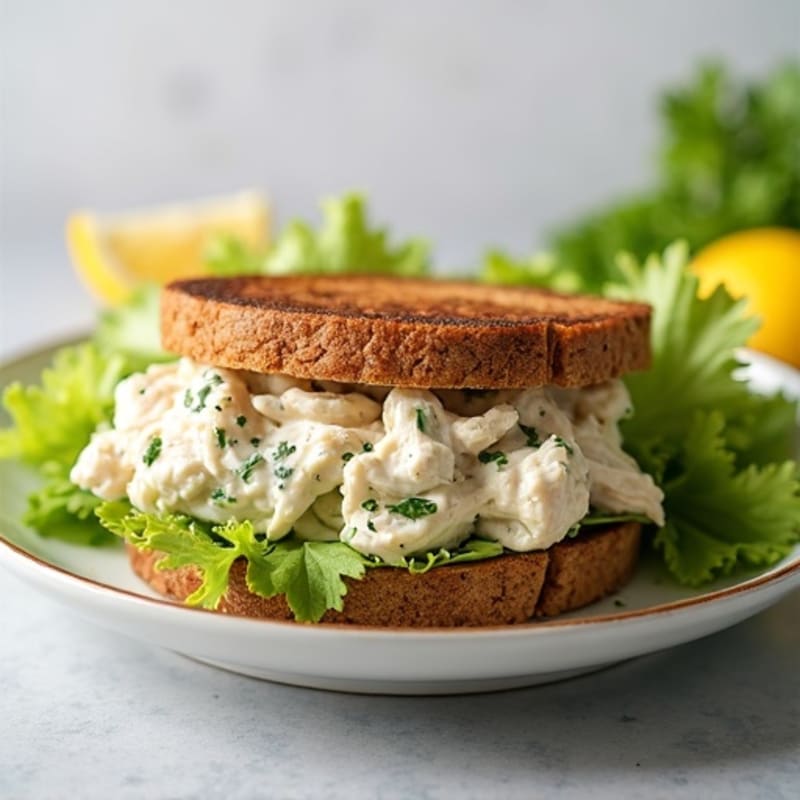 Creamy Herb Chicken Salad Sandwich