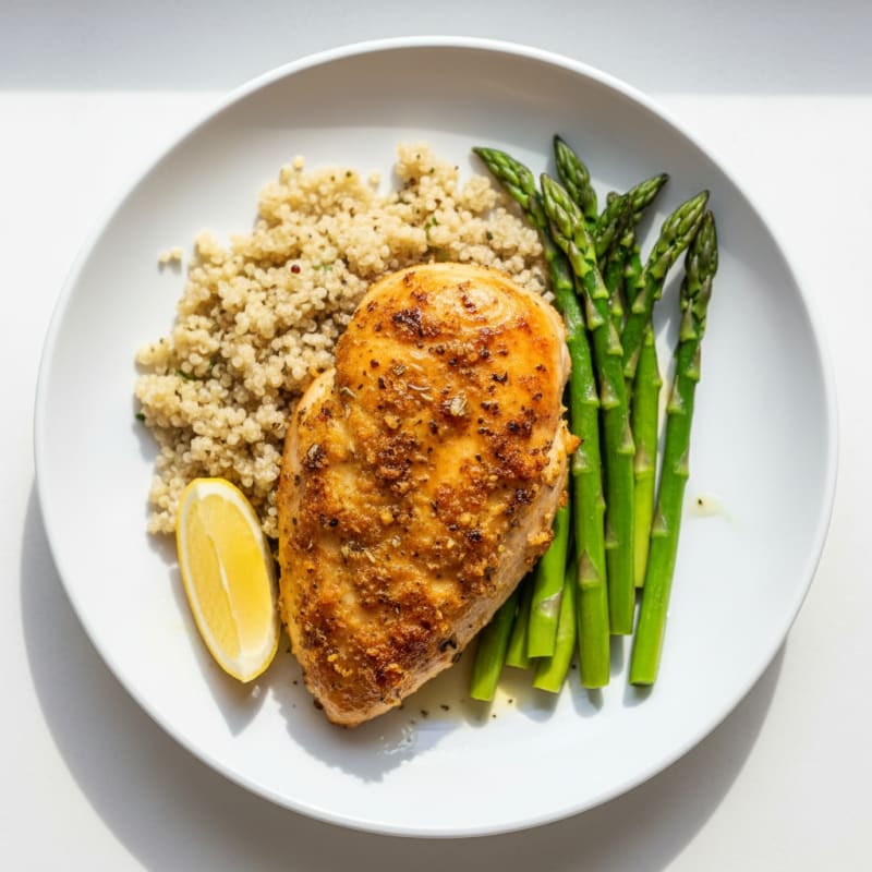 Crispy Lemon-Herb Roasted Chicken