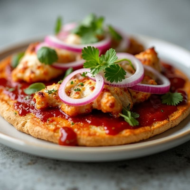 Crispy BBQ Chicken Flatbread Pizza