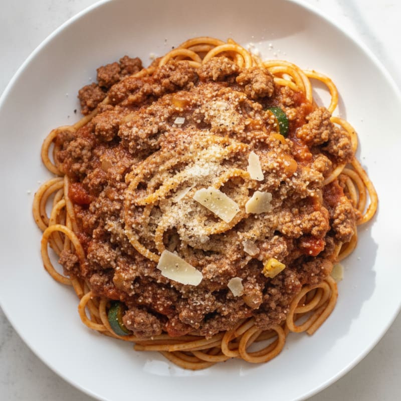 Classic Beef Spaghetti with Marinara