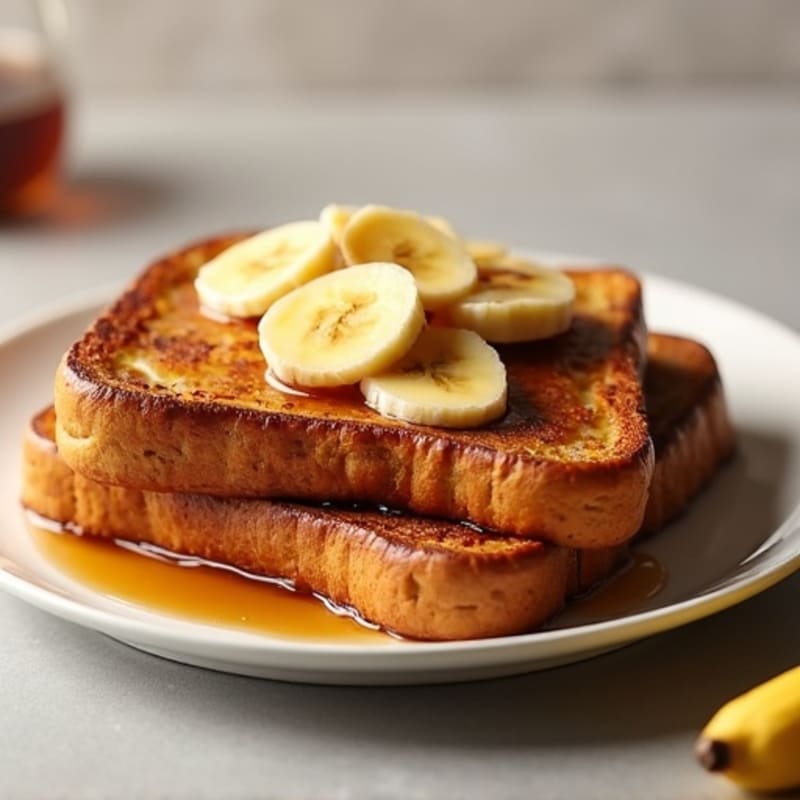 Protein-Packed Caramelized Banana French Toast