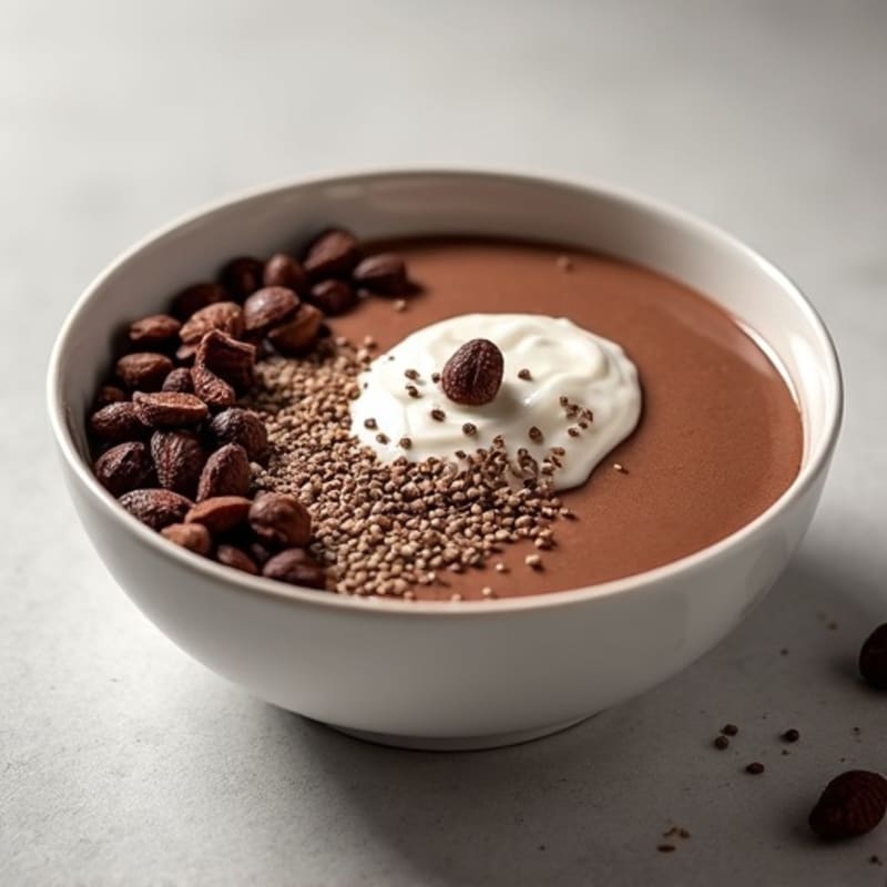 Silky Chocolate Protein Yogurt Bowl