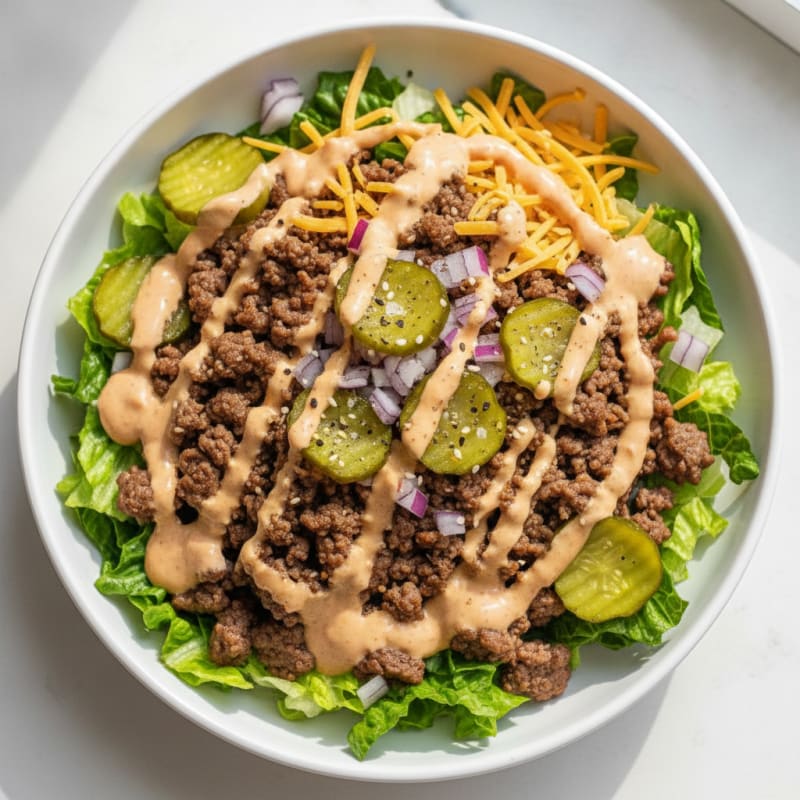 Big Mac Inspired Protein Power Bowl