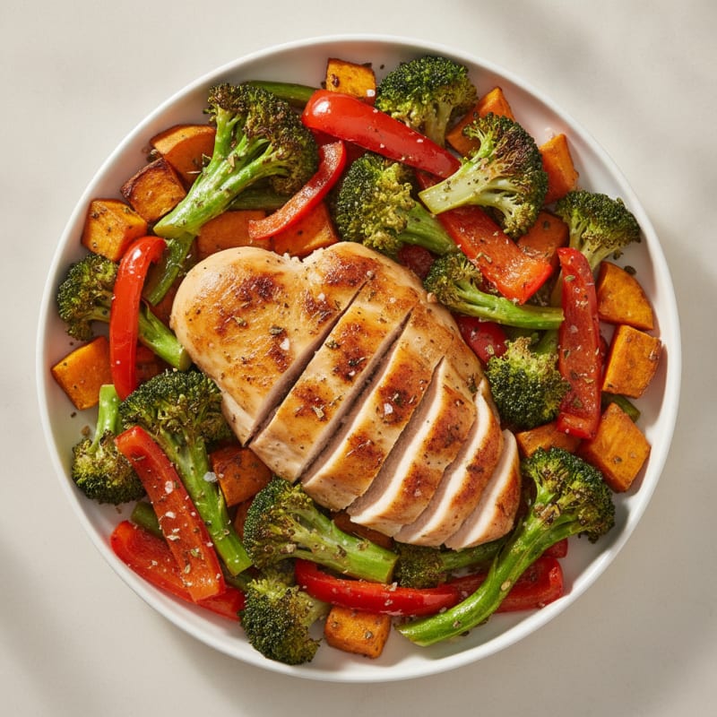 Sheet Pan Lemon Herb Chicken and Veggies