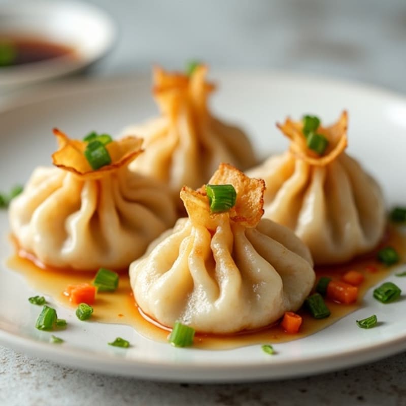 Lightened-Up Chicken and Cauliflower Dumplings
